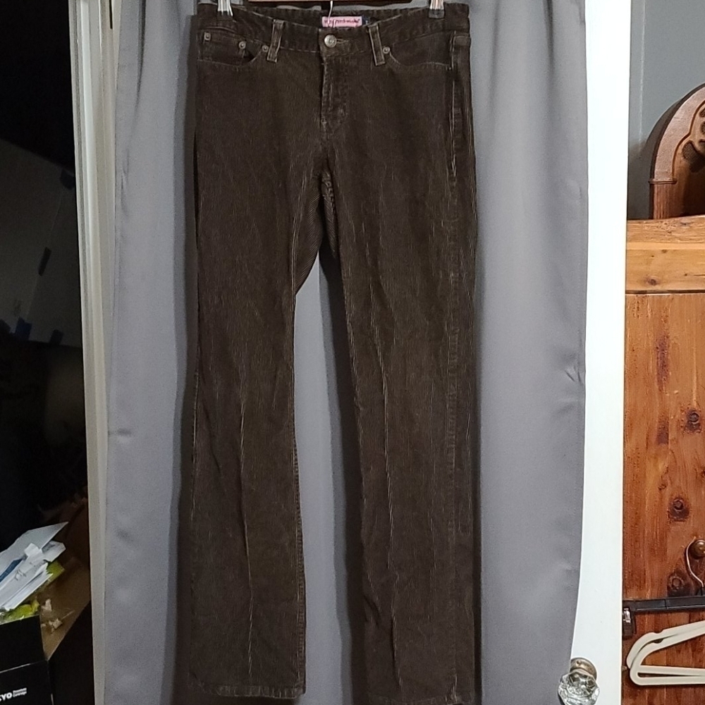 Vineyard Vines Womens Brown Corduroy‎ Pants Stretch size 2 EUC